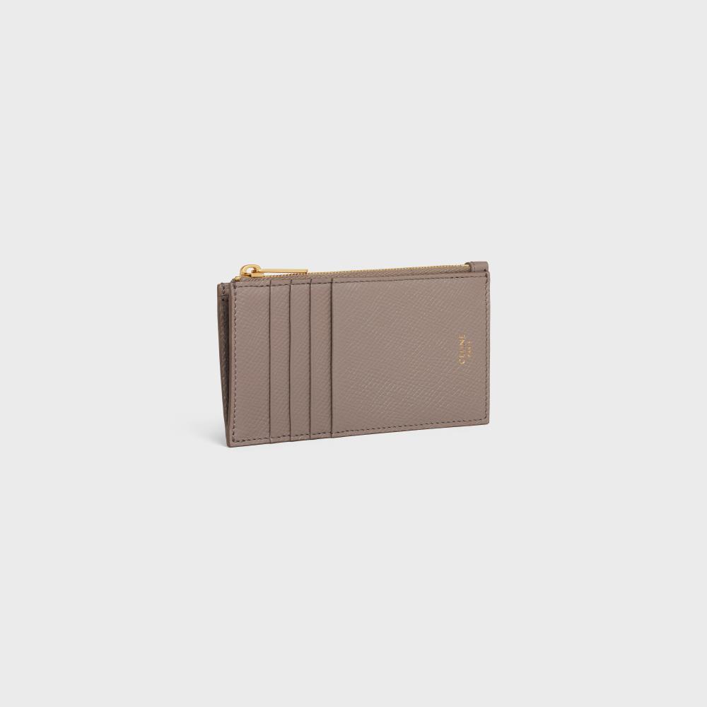 PEBBLE CELINE ZIPPED COMPACT CARD HOLDER (10J893BEL)